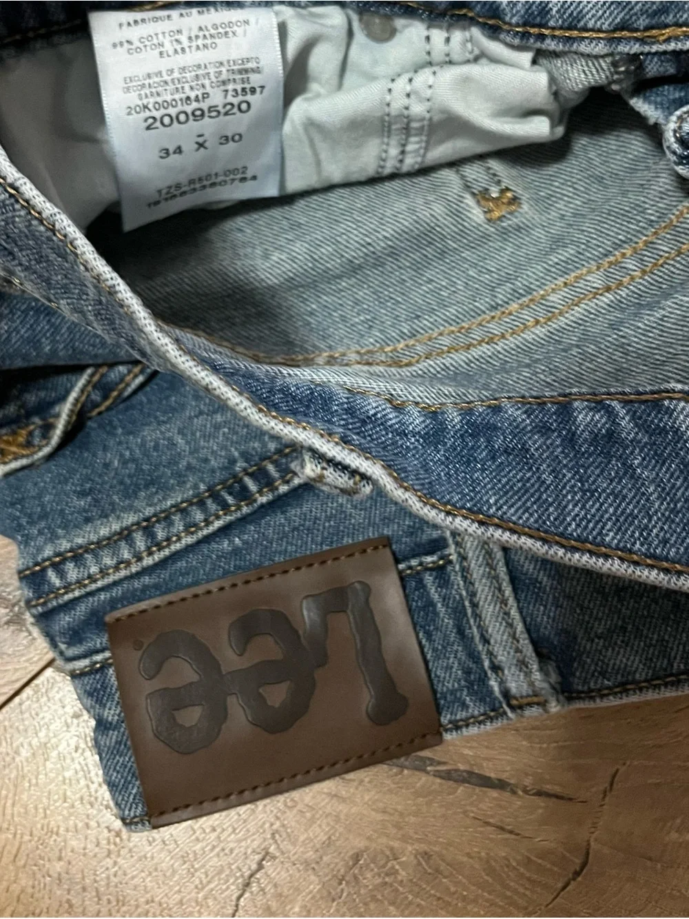 Lee mens jeans